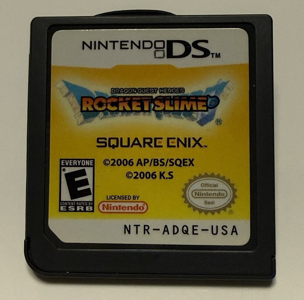 Dragon Quest Heroes: Rocket Slime (Nintendo DS, 2006) Cartridge only Tested